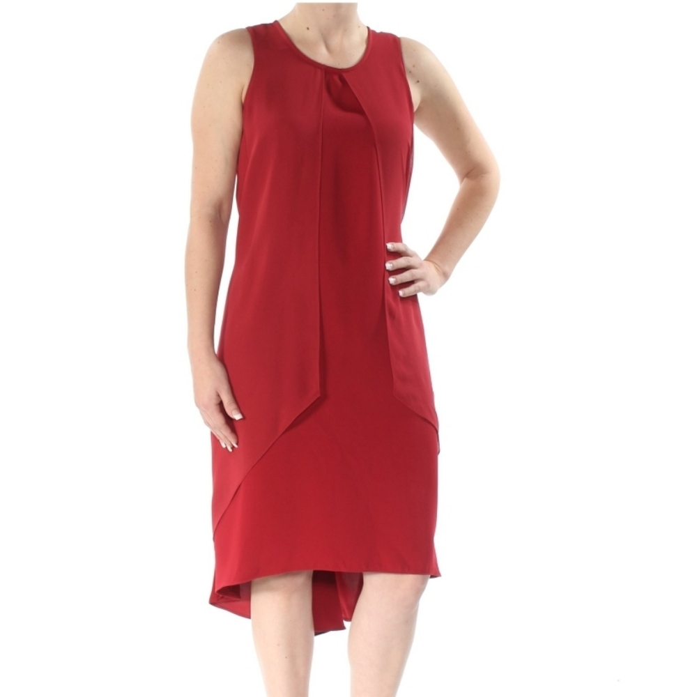 Alfani's Vintage Style Red Wine Dress Size 6